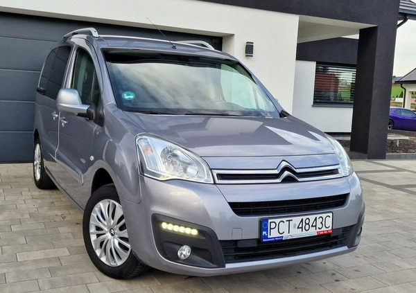 Citroen Berlingo cena 46800 przebieg: 143448, rok produkcji 2016 z Radzionków małe 254